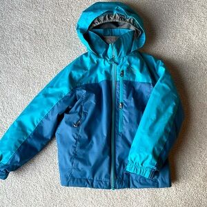 L.L. Bean. Boys Size 4. weather resistant shell & fleece liner. 3-in-1. Blue.